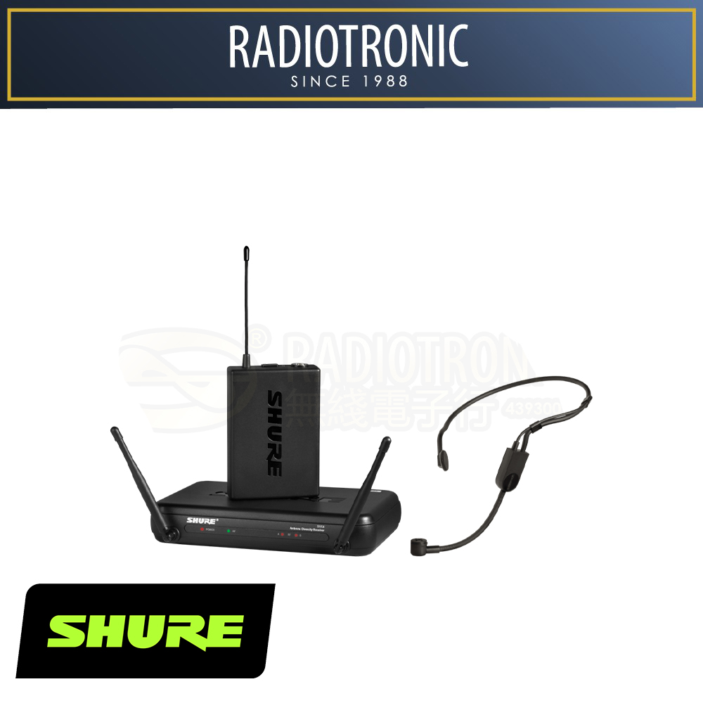 –　Shure　Radiotronic　Wireless　System　SVX14/PGA31　–　Headworn　Microphone