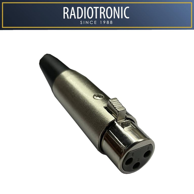 ERC 40J (LONG) 3 PIN XLR SOCKET (FEMALE) – Radiotronic
